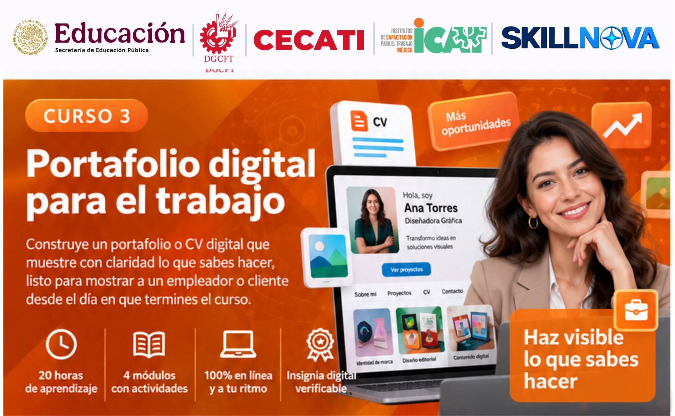 Portafolio digital para el trabajo