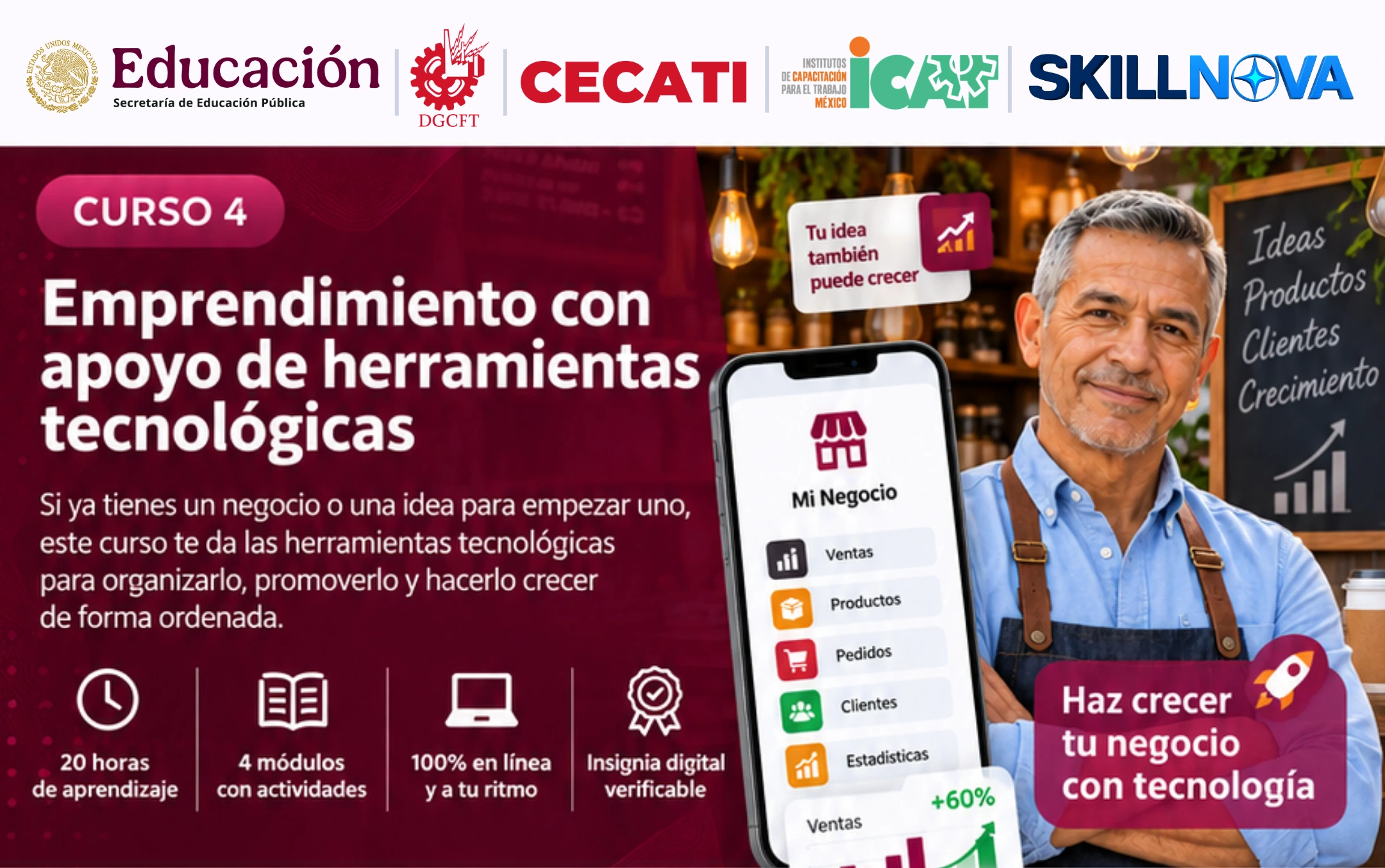 Emprendimiento con apoyo de herramientas tecnológicas